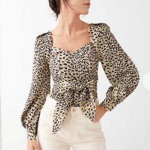 &OtherStories Leopard Blouse